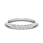 Load image into Gallery viewer, half-carat-princess-cut-seven-stone-diamond-ring-in-white-gold-fdwb8008prsleep-0.50ct-nl-wg.jpg