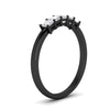 Load image into Gallery viewer, half-carat-princess-diamond-anniversary-band-in-black-gold-fdwb8008prangle2-0.50ct-nl-bg