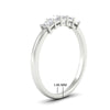 Load image into Gallery viewer, half-carat-princess-diamond-anniversary-band-in-white-gold-fdwb8008prangle2-0.50ct-nl-wg-hw