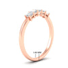 Load image into Gallery viewer, half-carat-princess-five-stone-anniversary-ring-in-rose-gold-fdwb8008prangle2-0.50ct-nl-rg-hw