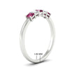 Load image into Gallery viewer, half-carat-princess-pink-sapphire-anniversary-band-in-white-gold-fdwb8008prgsadrpiangle2-0.50ct-nl-wg-hw