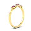 Load image into Gallery viewer, half-carat-princess-pink-sapphire-anniversary-band-in-yellow-gold-fdwb8008prgsadrpiangle2-0.50ct-nl-yg