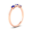 Load image into Gallery viewer, half-carat-princess-sapphire-anniversary-band-in-rose-gold-fdwb8008prgsablangle2-0.50ct-nl-rg