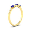 Load image into Gallery viewer, half-carat-princess-sapphire-anniversary-band-in-yellow-gold-fdwb8008prgsablangle2-0.50ct-nl-yg