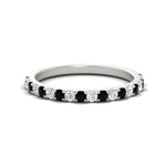 Load image into Gallery viewer, half-carat-round-black-diamond-delicate-band-in-white-gold-FD8370GBLACK-0.50CT-NL-WG.jpg
