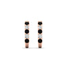 Load image into Gallery viewer, half-carat-round-cut-black-diamond-hoops-earrings-in-rose-gold-fdear40640gblackangle2-nl-rg