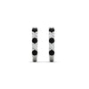 Load image into Gallery viewer, half-carat-round-cut-black-diamond-hoops-earrings-in-white-gold-fdear40640gblackangle2-nl-wg