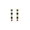 Load image into Gallery viewer, half-carat-round-cut-emerald-hoops-earrings-in-rose-gold-fdear40640gemgrangle2-nl-rg