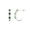 Load image into Gallery viewer, half-carat-round-cut-emerald-hoops-earrings-in-white-gold-fdear40640gemgrangle3-nl-wg