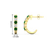 Load image into Gallery viewer, half-carat-round-cut-emerald-hoops-earrings-in-yellow-gold-fdear40640gemgrangle3-nl-yg-hw