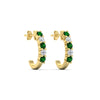 Load image into Gallery viewer, half-carat-round-cut-emerald-hoops-earrings-in-yellow-gold-fdear40640gemgrangle4-nl-yg
