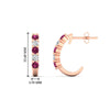 Load image into Gallery viewer, half-carat-round-cut-pink-sapphire-hoops-earrings-in-rose-gold-fdear40640gsadrpiangle3-nl-rg-hw
