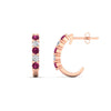 Load image into Gallery viewer, half-carat-round-cut-pink-sapphire-hoops-earrings-in-rose-gold-fdear40640gsadrpiangle3-nl-rg