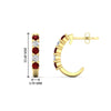 Load image into Gallery viewer, half-carat-round-cut-ruby-hoops-earrings-in-yellow-gold-fdear40640grudrangle3-nl-yg-hw