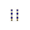Load image into Gallery viewer, half-carat-round-cut-sapphire-hoops-earrings-in-yellow-gold-fdear40640gsablangle2-nl-yg