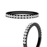 Load image into Gallery viewer, half-carat-round-diamond-delicate-band-in-black-gold-FD8370ANGLE3-0.50CT-NL-BG.jpg
