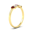 Load image into Gallery viewer, half-carat-ruby-teardrop-5-stone-wedding-band-in-yellow-gold-fdwb8008pegrudrangle2-0.50ct-nl-yg.jpg