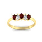 Load image into Gallery viewer, half-carat-ruby-teardrop-5-stone-wedding-band-in-yellow-gold-fdwb8008pegrudrangle5-0.50ct-nl-yg.jpg