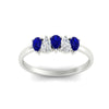 Load image into Gallery viewer, half-carat-sapphire-teardrop-5-stone-wedding-band-in-white-gold-fdwb8008pegsablangle5-0.50ct-nl-wg.jpg