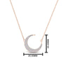 Load image into Gallery viewer, half-moon-necklace-diamond-pendant-in-FDPD9197ANGLE1-NL-RG