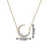 Load image into Gallery viewer, half-moon-necklace-diamond-pendant-in-FDPD9197ANGLE1-NL-YG