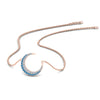 Load image into Gallery viewer, half-moon-necklace-diamond-pendant-with-blue-topaz-in-FDPD9197GICBLTOANGLE1-NL-RG