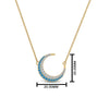 Load image into Gallery viewer, half-moon-necklace-diamond-pendant-with-blue-topaz-in-FDPD9197GICBLTOANGLE1-NL-YG