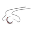 Load image into Gallery viewer, half-moon-necklace-diamond-pendant-with-ruby-in-FDPD9197GRUDRANGLE1-NL-WG