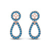 Load image into Gallery viewer, halo-and-pave-blue-topaz-chandelier-earring-jackets-in-rose-gold-FDEAR85763GICBLTOANGLE2-NL-RG-GS.jpg