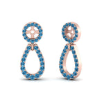 Load image into Gallery viewer, halo-and-pave-blue-topaz-chandelier-earring-jackets-in-rose-gold-FDEAR85763GICBLTOANGLE2-NL-RG-GS.jpg