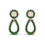 Load image into Gallery viewer, halo-and-pave-emerald-chandelier-earring-jackets-in-rose-gold-FDEAR85763GEMGRANGLE2-NL-RG-GS.jpg