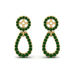 Load image into Gallery viewer, halo-and-pave-emerald-chandelier-earring-jackets-in-yellow-gold-FDEAR85763GEMGRANGLE2-NL-YG-GS.jpg