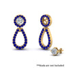 Load image into Gallery viewer, halo-and-pave-sapphire-chandelier-earring-jackets-in-yellow-gold-FDEAR85763GSABLANGLE2-NL-YG-GS.jpg