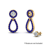 Load image into Gallery viewer, halo-and-pave-sapphire-chandelier-earring-jackets-in-yellow-gold-FDEAR85763GSABLANGLE2-NL-YG-GS.jpg