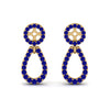 Load image into Gallery viewer, halo-and-pave-sapphire-chandelier-earring-jackets-in-yellow-gold-FDEAR85763GSABLANGLE2-NL-YG-GS.jpg