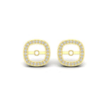 Load image into Gallery viewer, halo-cushion-frame-jacket-for-2-carat-diamond-stud-in-yellow-gold-fdear11504angle2-2.00ct-nl-yg.jpg?v=1762769903