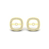 Load image into Gallery viewer, halo-cushion-frame-jacket-for-3-carat-diamond-stud-in-yellow-gold-fdear11504angle2-3.00ct-nl-yg.jpg?v=1762770153