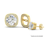 Load image into Gallery viewer, halo-cushion-frame-jacket-for-3-carat-diamond-stud-in-yellow-gold-fdear11504angle3-3.00ct-nl-yg.jpg?v=1762770153