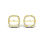 Load image into Gallery viewer, halo-cushion-frame-jacket-for-4-carat-diamond-stud-yellow-gold-fdear11504angle2-4.00ct-nl-yg.jpg?v=1762770278