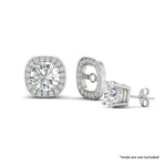 Load image into Gallery viewer, halo-cushion-frame-jacket-for-diamond-stud-in-white-gold-fd-ear11504angle1-nl-wg.jpg