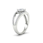 Load image into Gallery viewer, halo-round-diamond-swirl-engagement-ring-in-white-gold-FD-11180RORANGLE2-NL-WG