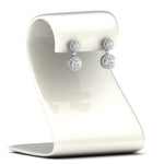 Load image into Gallery viewer, halo-round-diamond-two-stone-drop-earrings-in-white-gold-FD-EAR11203-NL-WG