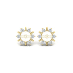 Load image into Gallery viewer, halo-style-earring-diamond-jackets-for-2-carat-in-yellow-gold-fdear818angle2-2.00ct-nl-yg.jpg
