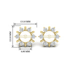 Load image into Gallery viewer, halo-style-earring-diamond-jackets-for-3-carat-in-yellow-gold-fdear818angle2-3.00ct-nl-yg-hw?v=1764139230