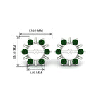 Load image into Gallery viewer, halo-style-earring-emerald-jackets-for-3-carat-in-white-gold-fdear818gemgrangle2-3.00ct-nl-wg-hw?v=1764139230