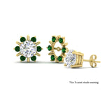 Load image into Gallery viewer, halo-style-earring-emerald-jackets-for-3-carat-in-yellow-gold-fdear818gemgrangle3-3.00ct-nl-yg-lg1?v=1764139230