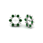 Load image into Gallery viewer, halo-style-earring-emerald-jackets-for-4-carat-in-white-gold-fdear818gemgrangle1-4.00ct-nl-wg?v=1764140472