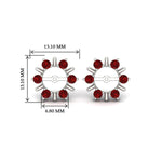 Load image into Gallery viewer, halo-style-earring-ruby-jackets-for-3-carat-in-white-gold-fdear818grudrangle2-3.00ct-nl-wg-hw?v=1764136991