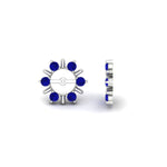 Load image into Gallery viewer, halo-style-earring-sapphire-jackets-for-3-carat-in-white-gold-fdear818gsablangle4-3.00ct-nl-wg?v=1764136991