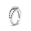 Load image into Gallery viewer, halo-swirl-round-cut-diamond-engagement-ring-with-black-diamond-in-FD-11180RORGBLACKANGLE3-NL-WG